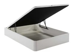 DREAMEA Set Matras En Lattenbodem-Bedset 160 X 200 Cm - Witte Bedbodem Met Opbergruimte + Matras In Schuim Met Hoge Dichtheid - Heaven Van Play