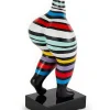 OZAIA Standbeeld-Beeld Van Vrouw Mistress - Hars - 17 X 17 X 51 Cm - Diverse Kleuren