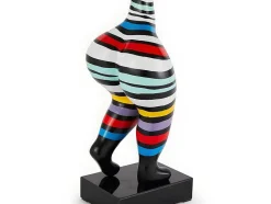 OZAIA Standbeeld-Beeld Van Vrouw Mistress - Hars - 17 X 17 X 51 Cm - Diverse Kleuren