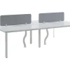 Workēa Kantoormeubilair-Benchbureau Voor 4 Personen - Wit - L140 Cm - Met Afscheidingen - Downtown