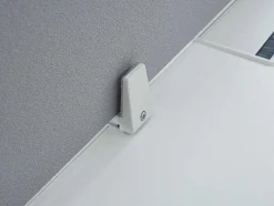 Workēa Kantoormeubilair-Benchbureau Voor 2 Personen - Wit - L140 Cm - Met Afscheiding - Downtown