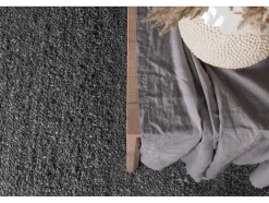 Vente-unique Woonkamertapijt-Betina Vloerkleed 230X160 Cm Wol Grijs.