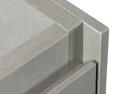 Vente-unique Wastafelmeubel-Betongrijs Hangmeubel Onder Wastafel, 80 Cm - Sosthene