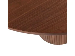 Vente-unique Eettafel-Bianca Eetkamertafel O110Cm Eik Fineer.