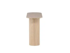 Vente-unique Sidetable-Bianca Sidetable 40X130Cm Whitewash.