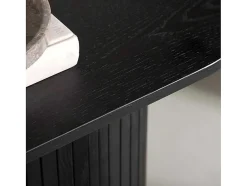 Vente-unique Sidetable-Bianca Sidetable 40X130Cm Zwart.