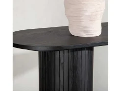 Vente-unique Sidetable-Bianca Sidetable 40X130Cm Zwart.