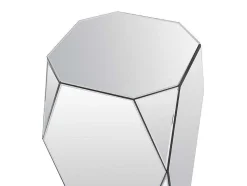 PASCAL MORABITO Bijzettafel-Bijzettafel Van Mdf Met Spiegel - Kleur : Zilver - Sigrid - Van
