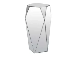 PASCAL MORABITO Bijzettafel-Bijzettafel Van Mdf Met Spiegel - Kleur : Zilver - Sigrid - Van