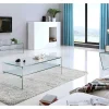 Vente-unique Bijzettafel-Bijzettafel Zenia - Gehard Glas