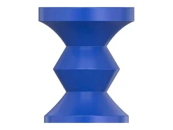 Vente-unique Bijzettafel-Bijzettafeltje Van Metaal - Blauw - Zolimi