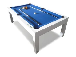 Vente-unique Spel Voor Binnen-Biljart Snooker Tafel Moduleerbaar - Regelbare Hoogte - 207 X 114 X 79 Cm