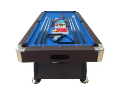 ELITESHOPPING Spel Voor Binnen-Biljarttafel 8 Voet Compleet Met Accessoires Viper Blue