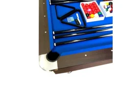 ELITESHOPPING Spel Voor Binnen-Biljarttafel 8 Voet Compleet Met Accessoires Viper Blue