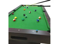 ELITESHOPPING Spel Voor Binnen-Biljarttafel 8 Voet Modern Compleet Met Accessoires Poseidon