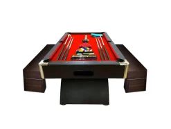 ELITESHOPPING Spel Voor Binnen-Biljarttafel 8 Voet Modern Compleet Met Containerbank Thanos