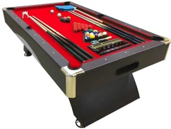 ELITESHOPPING Spel Voor Binnen-Biljarttafel 8 Voet Modern Compleet Met Containerbank Thanos