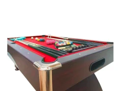 ELITESHOPPING Spel Voor Binnen-Biljarttafel 7 Voet Modern Compleet Met Accessoires Venon