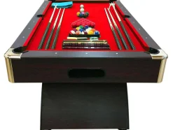 ELITESHOPPING Spel Voor Binnen-Biljarttafel 7 Voet Modern Compleet Met Accessoires Venon