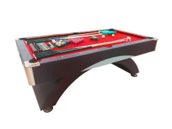 ELITESHOPPING Spel Voor Binnen-Biljarttafel 7 Voet Modern Compleet Met Accessoires Venon