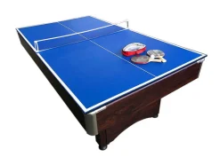 ELITESHOPPING Spel Voor Binnen-Biljarttafel 7 Voet Multi-Games Met Tennistafel Falcon