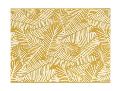 OZAIA Tuindecoratie-Binnen- Of Buitentapijt Bloemenmotief Curitiba - 150 X 200 Cm - Geel