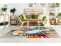 OZAIA Tuindecoratie-Binnen- Of Buitentapijt Etnische Stijl Perroco - 150 X 200 Cm - Multikleuren