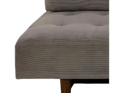 Vente-unique Modulair-Blake Slaapbank Incl. 2 Kussens Beige, Rokerig.
