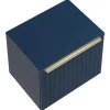 Vente-unique Wastafelmeubel-Blauw Gestreept Onderbouw Wastafelmeubel - 60 Cm - Josepha