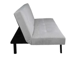 Vente-unique Klik-Klak En Bz Slaapbank-Bodil Slaapbank Fluweel Beige.