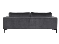 Vente-unique Modulair-Bolero Bank 3 Persoons Velours Grijs.