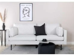 Vente-unique Zitbank-Boom Bank 3 Persoons Beige.