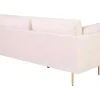 Vente-unique Stoffen Zitbank-Boom Bank 3 Persoons Beige.