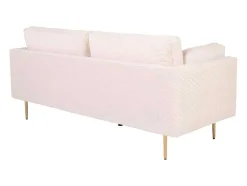 Vente-unique Stoffen Zitbank-Boom Bank 3 Persoons Beige.