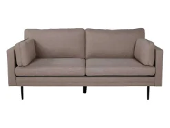 Vente-unique Stoffen Zitbank-Boom Bank 3 Persoons Bruin.