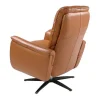 Angel Cerda Fauteuil Leer-Bruine Leren Draaifauteuil 5117