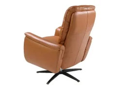 Angel Cerda Fauteuil Leer-Bruine Leren Draaifauteuil 5117
