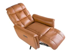 Angel Cerda Fauteuil Leer-Bruine Leren Draaifauteuil 5117