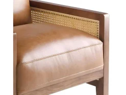 Angel Cerda Fauteuil Leer-Bruine Leren Fauteuil 5113