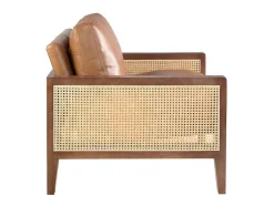 Angel Cerda Fauteuil Leer-Bruine Leren Fauteuil 5113