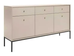 Vente-unique Buffetkast-Buffetkast - 3 Laden En 3 Deuren - Beige - Bogdan