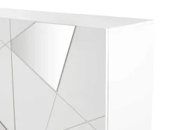 Vente-unique Buffetkast-Buffetkast Cantiano - 4 Deuren - Witgelakt