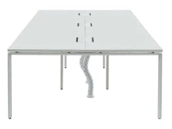 Workēa Kantoormeubilair-Bureaubank 6 Personen - Wit - L140 Cm - Downtown