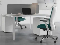 Workēa Bureaustoel-Bureaustoel - Stof - Blauw - Humia
