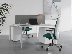 Workēa Bureaustoel-Bureaustoel - Stof - Blauw - Humia