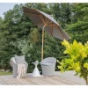 Vente-unique Parasol-Cerox Parasol Met Kantelfunctie Grijs.