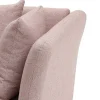 Vente-unique Chaise Longue-Chaise Longue Links Van Roze Stof Napasa