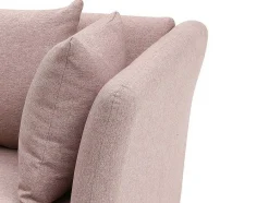 Vente-unique Chaise Longue-Chaise Longue Links Van Roze Stof Napasa