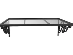 Vente-unique Luifel En Afdak-Charmant Afdak Amban Van Aluminium - 150 X 80 Cm