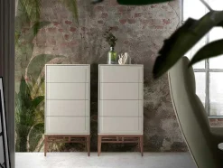 Angel Cerda Ladekast-Chiffonier Grijs En Walnoot 7036
